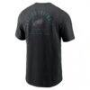 Philadelphia Eagles Nike Split Logo T-Shirt - Black - Detail View