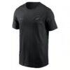 Philadelphia Eagles Nike Split Logo T-Shirt - Black - Side View