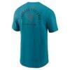 Jacksonville Jaguars Nike Split Logo T-Shirt - Teal - Detail View