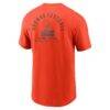Cleveland Browns Nike Split Logo T-Shirt - Orange - Detail View