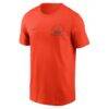 Cleveland Browns Nike Split Logo T-Shirt - Orange - Side View
