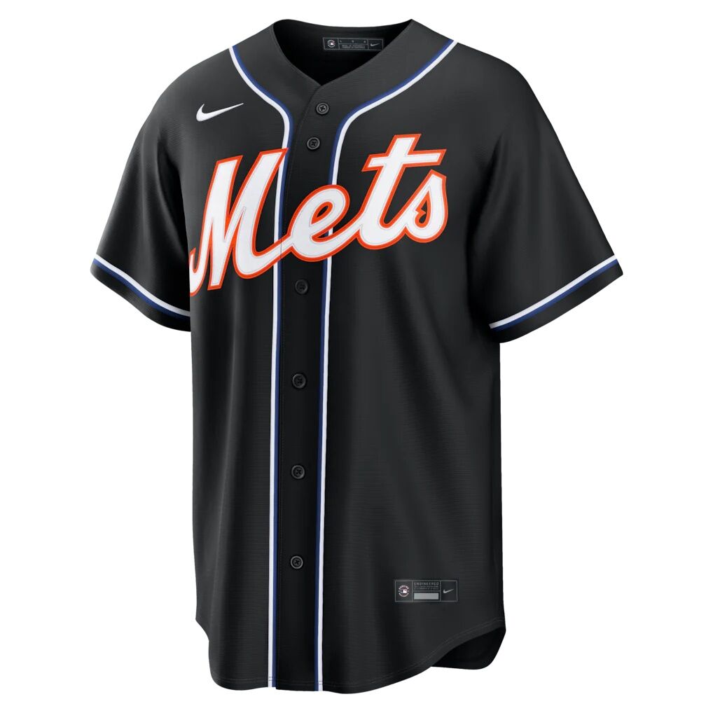 Juan Soto New York Mets Nike Fashion Replica Black Out Jersey
