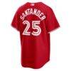Anthony Santander Toronto Blue Jays Nike Canada Day Replica Jersey - Red - Detail View