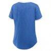 Texas Rangers Fashion7 Women's Relaxed Fit Vintage Play​ Slub V-Neck Fashion Top - - Detail View