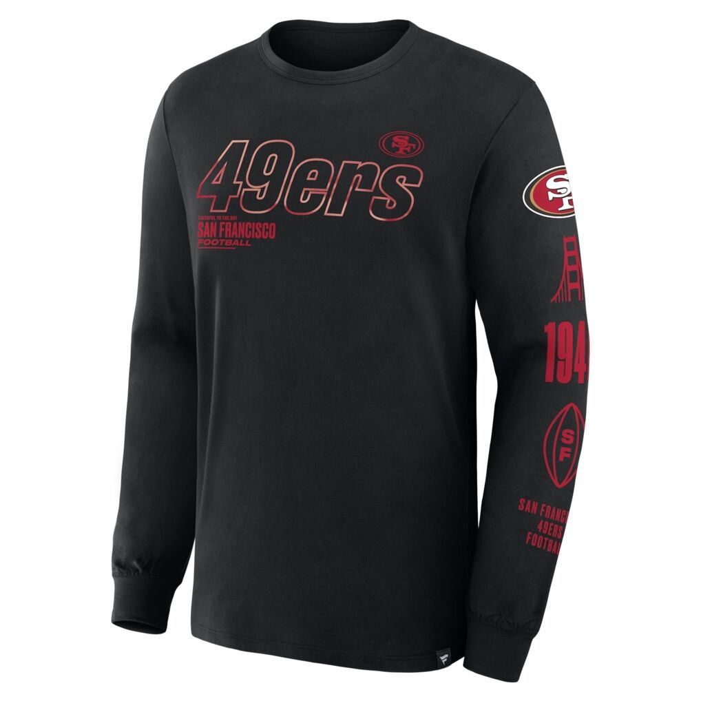 San Francisco 49ers Fashion7 Checkdown Pass Long Sleeve T-Shirt
