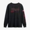San Francisco 49ers Fashion7 Checkdown Pass Long Sleeve T-Shirt - Black - Front View