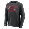 San Francisco 49ers Fashion7 Halftime Lead Relaxed Heavyweight French Terry Sweatshirt - Black - Side View