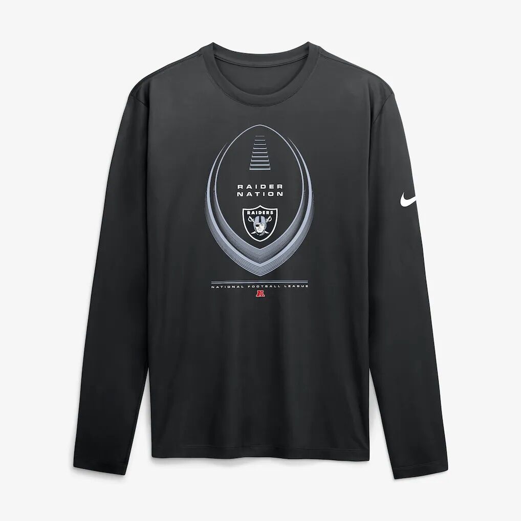 Las Vegas Raiders Nike Legend Icon Dri-FIT Long Sleeve T-Shirt
