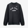 New York Jets Nike Defensive Leader Club Fleece Sweatshirt - Black - Front View