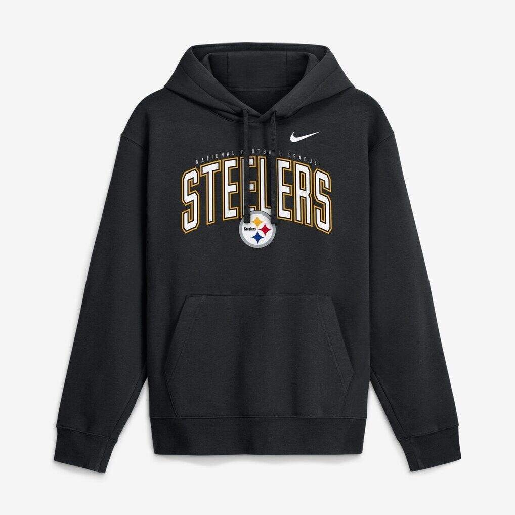 Pittsburgh Steelers Nike Expect Victory Club Fleece Pullover Hoodie