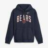 Chicago Bears Nike Expect Victory Club Fleece Pullover Hoodie - Navy - Front View
