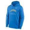 Los Angeles Chargers Nike Toss Sweep Therma-FIT Hoodie - - Side View