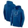 Indianapolis Colts Nike Toss Sweep Therma-FIT Hoodie - Blue - Front View