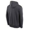 Detroit Lions Nike Toss Sweep Therma-FIT Hoodie - Charcoal - Detail View