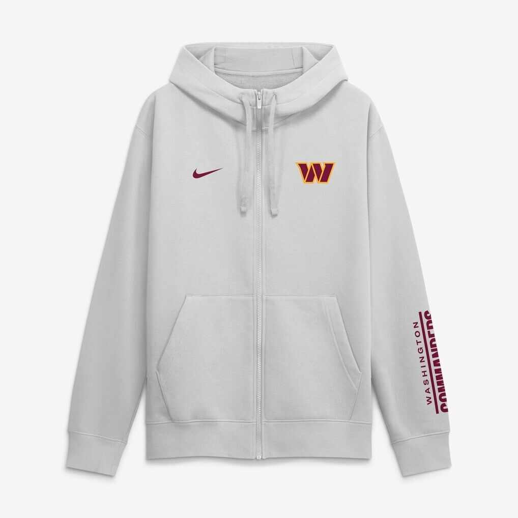 Washington Commanders Nike Cool Down Club Full-Zip Hoodie