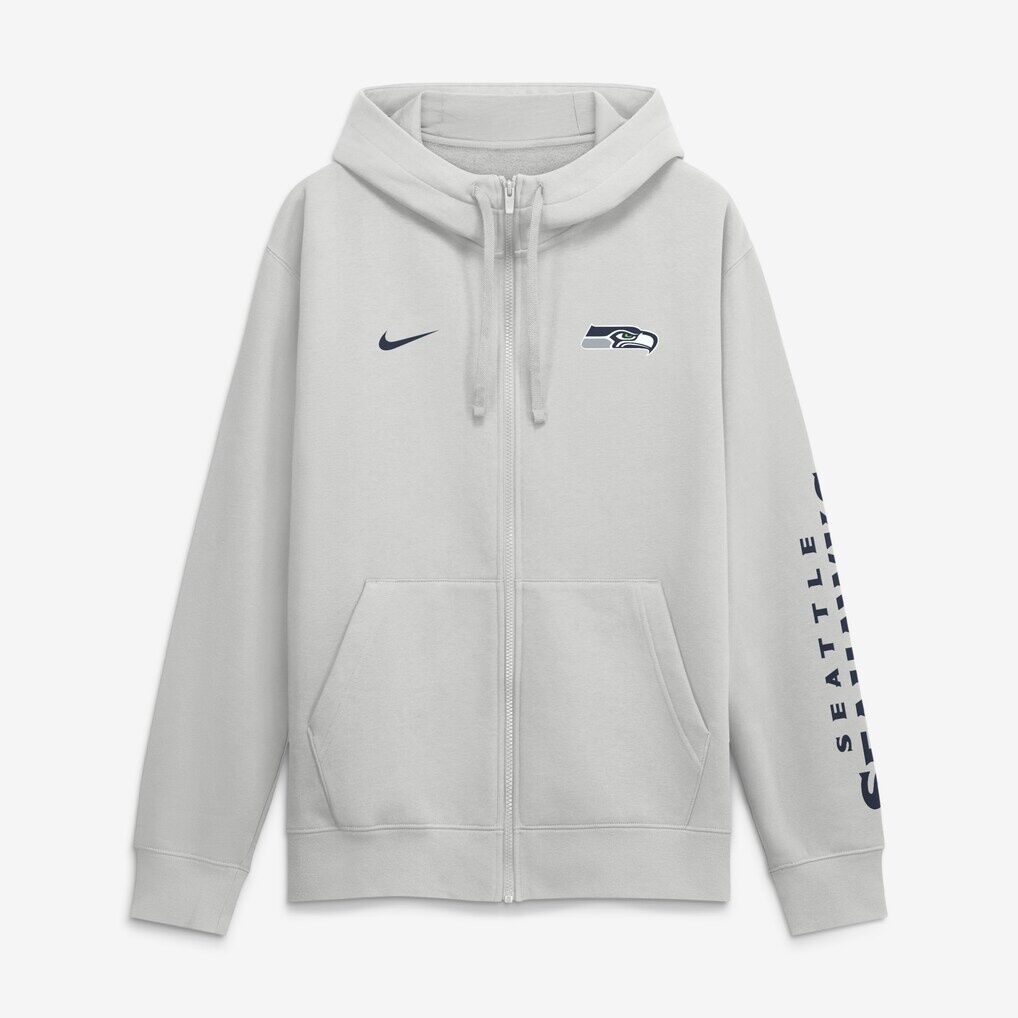 Seattle Seahawks Nike Cool Down Club Full-Zip Hoodie
