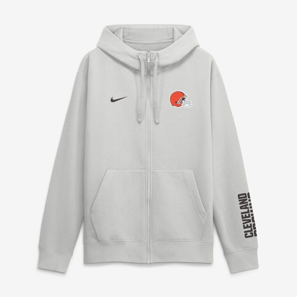 Cleveland Browns Nike Cool Down Club Full-Zip Hoodie