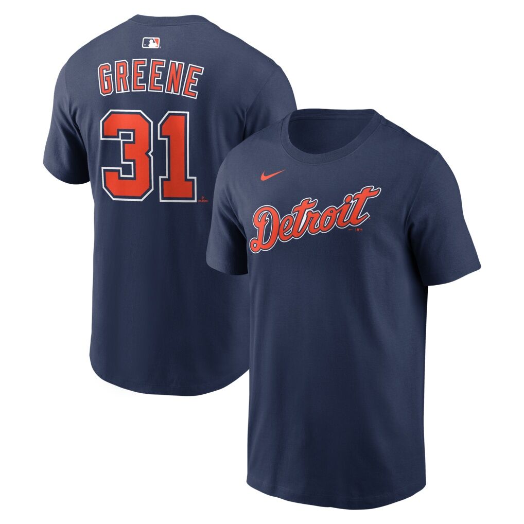 Riley Greene Detroit Tigers Nike Name & Number T-Shirt