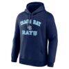 Tampa Bay Rays Logo Athletic Heart & Soul Hoodie - Navy - Side View