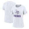 Minnesota Vikings Nike Women's Sideline Alt Dri-FIT T-Shirt - White - Front View