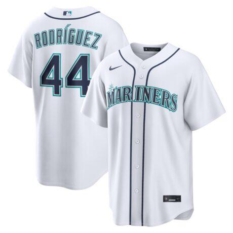 Julio Rodríguez Seattle Mariners Nike Home Replica Jersey - White - Front View