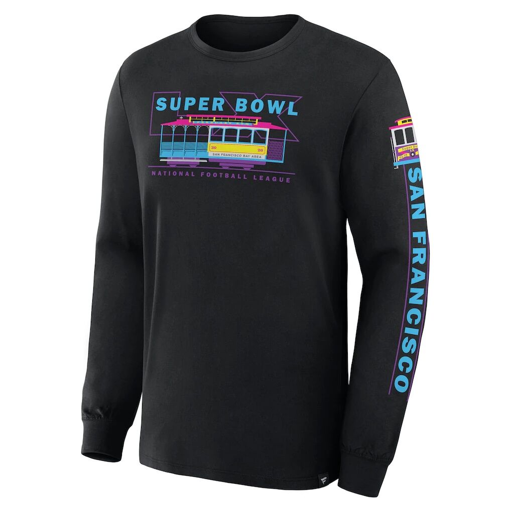 Super Bowl LX Fashion7 Trolley Car Long Sleeve T-Shirt