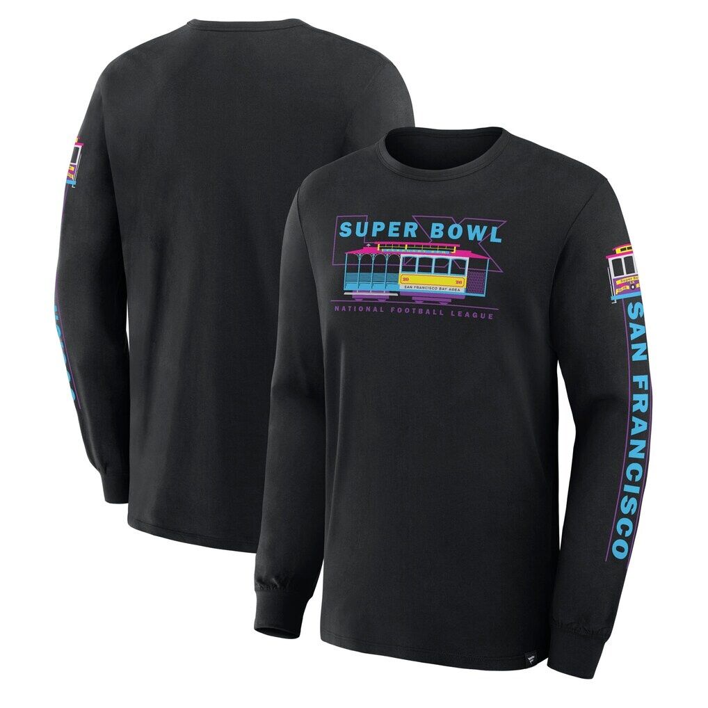 Super Bowl LX Fashion7 Trolley Car Long Sleeve T-Shirt