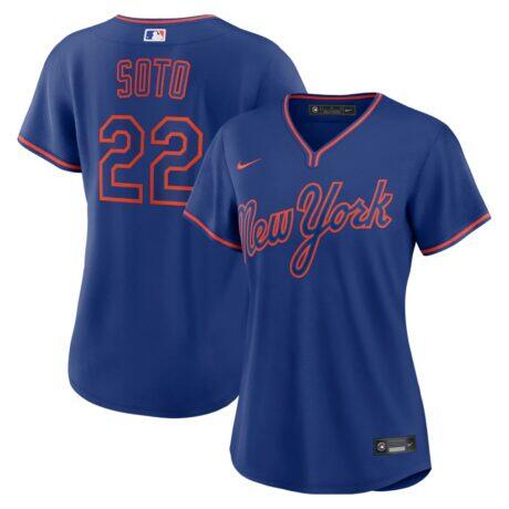 Juan Soto New York Mets Nike Women's Alternate Replica Jersey - - Front View