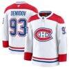 Ivan Demidov Montreal Canadiens Fashion7 Away Premium Jersey - White - Front View