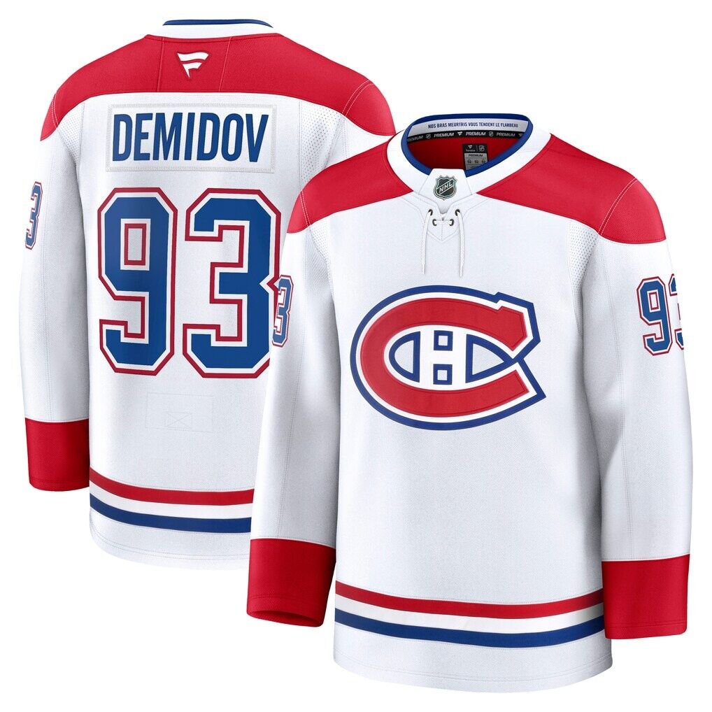 Ivan Demidov Montreal Canadiens Fashion7 Away Premium Jersey