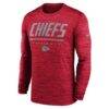 Kansas City Chiefs Nike Sideline Offensive Transition Velocity Dri-FIT Long Sleeve T-Shirt - Red - Side View