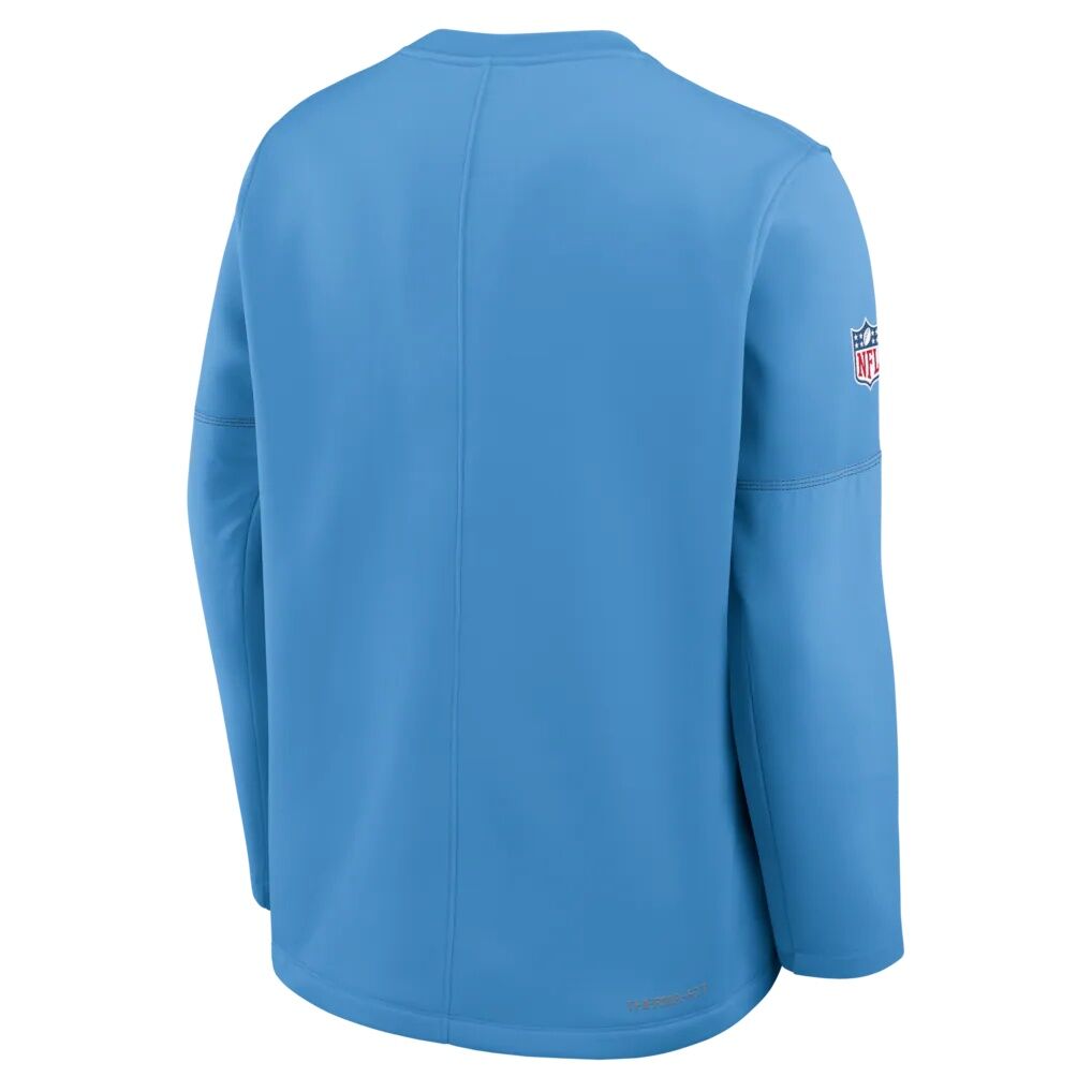 Tennessee Titans Nike Sideline Coaches Team Present Midweight Therma-FIT Sweatshirt