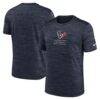 Houston Texans Nike Velocity Ball Carrier Dri-FIT T-Shirt - Navy - Front View