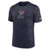 Houston Texans Nike Velocity Ball Carrier Dri-FIT T-Shirt - Navy - Side View