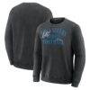 Los Angeles Chargers Fashion7 Halftime Lead Relaxed Heavyweight French Terry Sweatshirt - Black - Front View