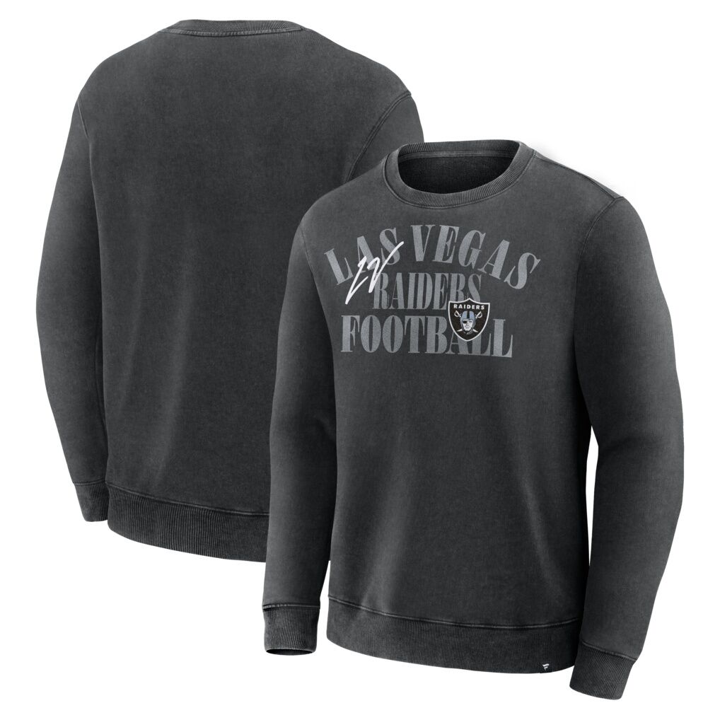 Las Vegas Raiders Fashion7 Halftime Lead Relaxed Heavyweight French Terry Sweatshirt