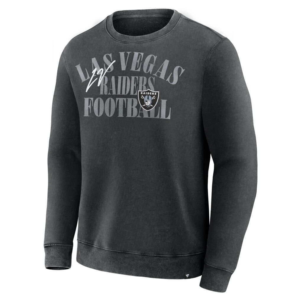Las Vegas Raiders Fashion7 Halftime Lead Relaxed Heavyweight French Terry Sweatshirt
