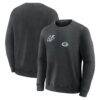 Green Bay Packers Fashion7 Halftime Lead Relaxed Heavyweight French Terry Sweatshirt - Black - Front View