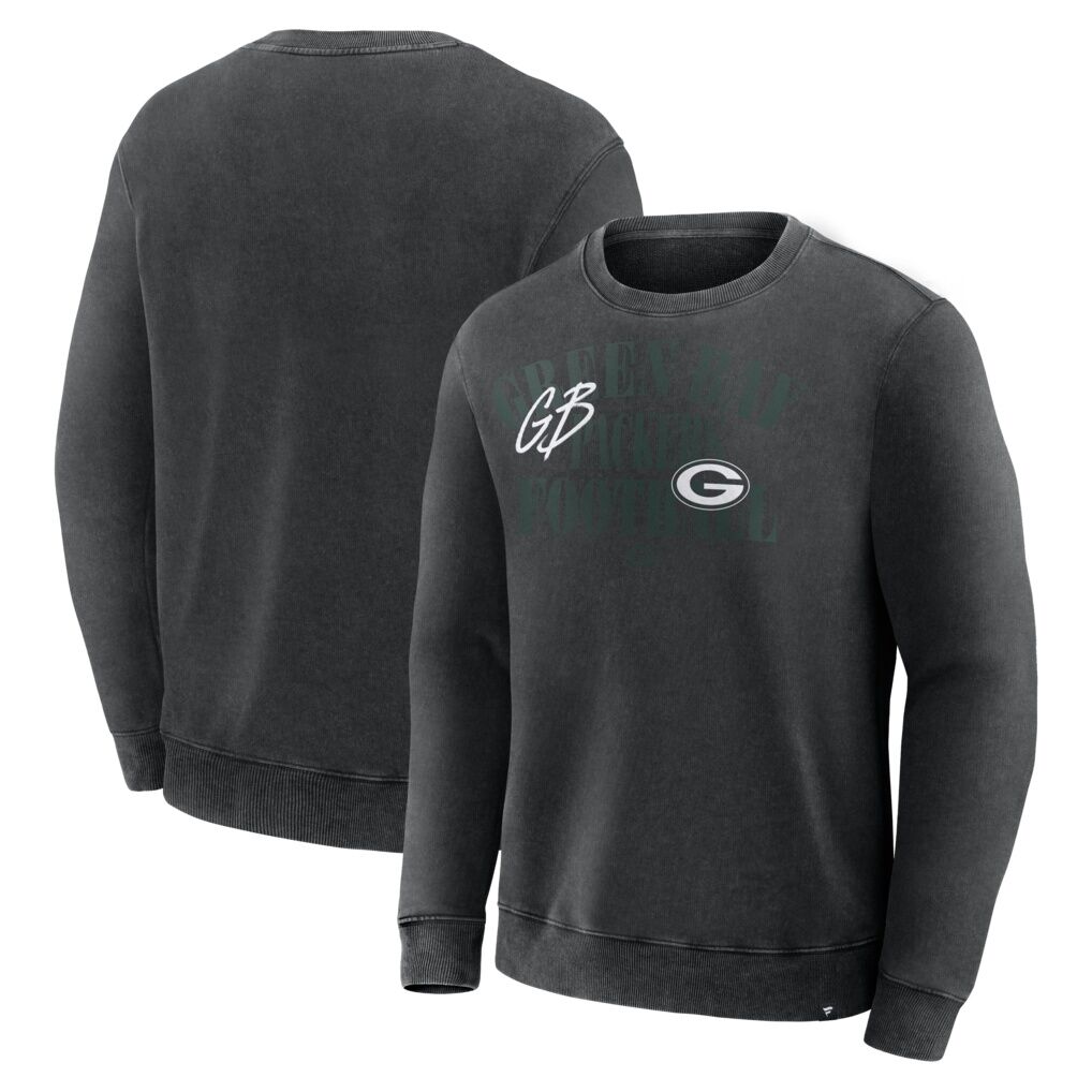 Green Bay Packers Fashion7 Halftime Lead Relaxed Heavyweight French Terry Sweatshirt