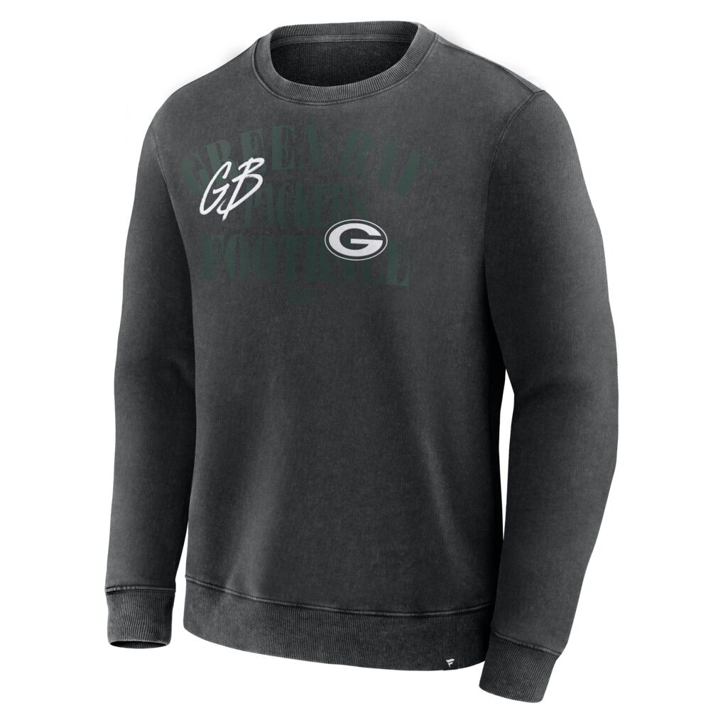 Green Bay Packers Fashion7 Halftime Lead Relaxed Heavyweight French Terry Sweatshirt