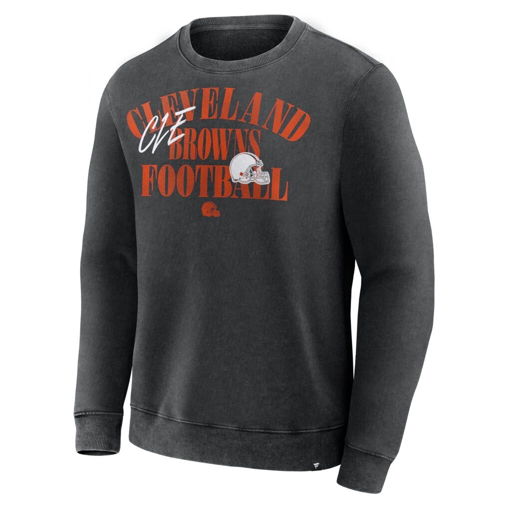 Cleveland Browns Fashion7 Halftime Lead Relaxed Heavyweight French Terry Sweatshirt