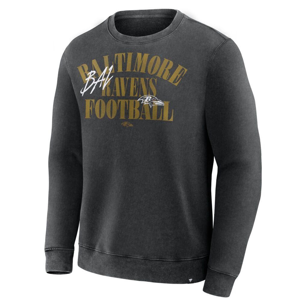 Baltimore Ravens Fashion7 Halftime Lead Relaxed Heavyweight French Terry Sweatshirt