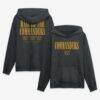 Washington Commanders Fashion7 Relaxed Intense Rivalry French Terry Hoodie - Black - Front View