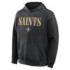 New Orleans Saints Fashion7 Relaxed Intense Rivalry French Terry Hoodie - Black - Alt1