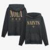 New Orleans Saints Fashion7 Relaxed Intense Rivalry French Terry Hoodie - Black - Front View