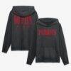 New England Patriots Fashion7 Relaxed Intense Rivalry French Terry Hoodie - Black - Front View