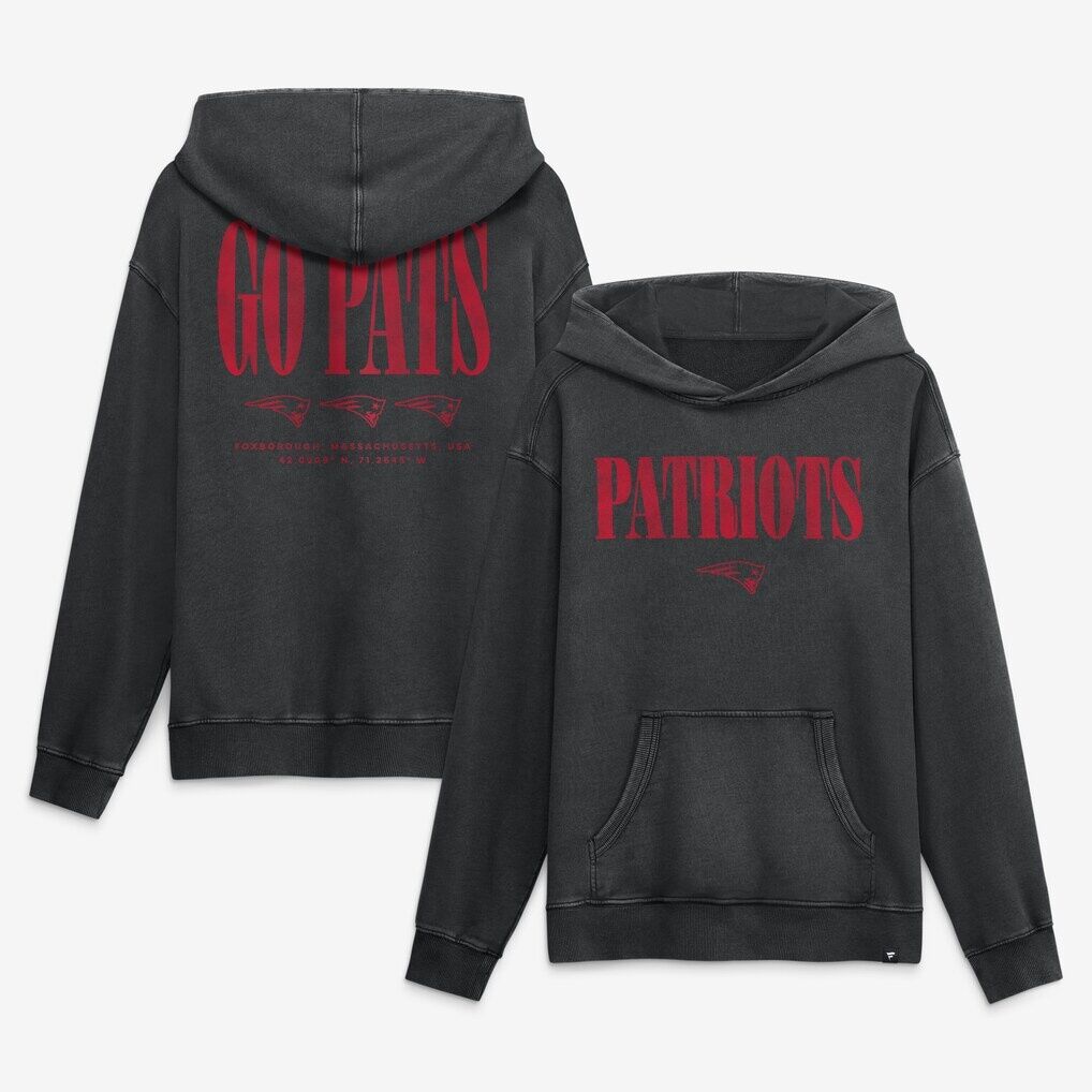 New England Patriots Fashion7 Relaxed Intense Rivalry French Terry Hoodie