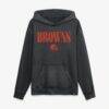 Cleveland Browns Fashion7 Relaxed Intense Rivalry French Terry Hoodie - Black - Alt1