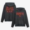 Cleveland Browns Fashion7 Relaxed Intense Rivalry French Terry Hoodie - Black - Front View