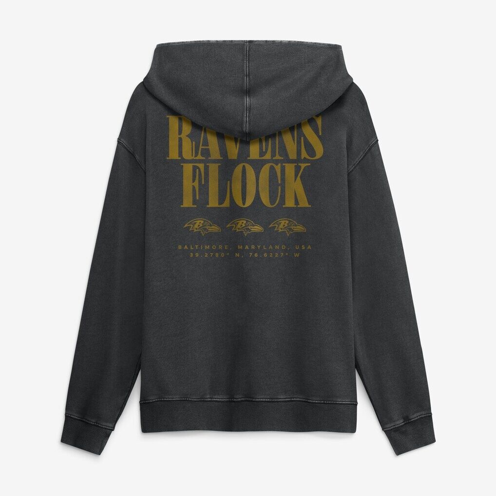 Baltimore Ravens Fashion7 Relaxed Intense Rivalry French Terry Hoodie